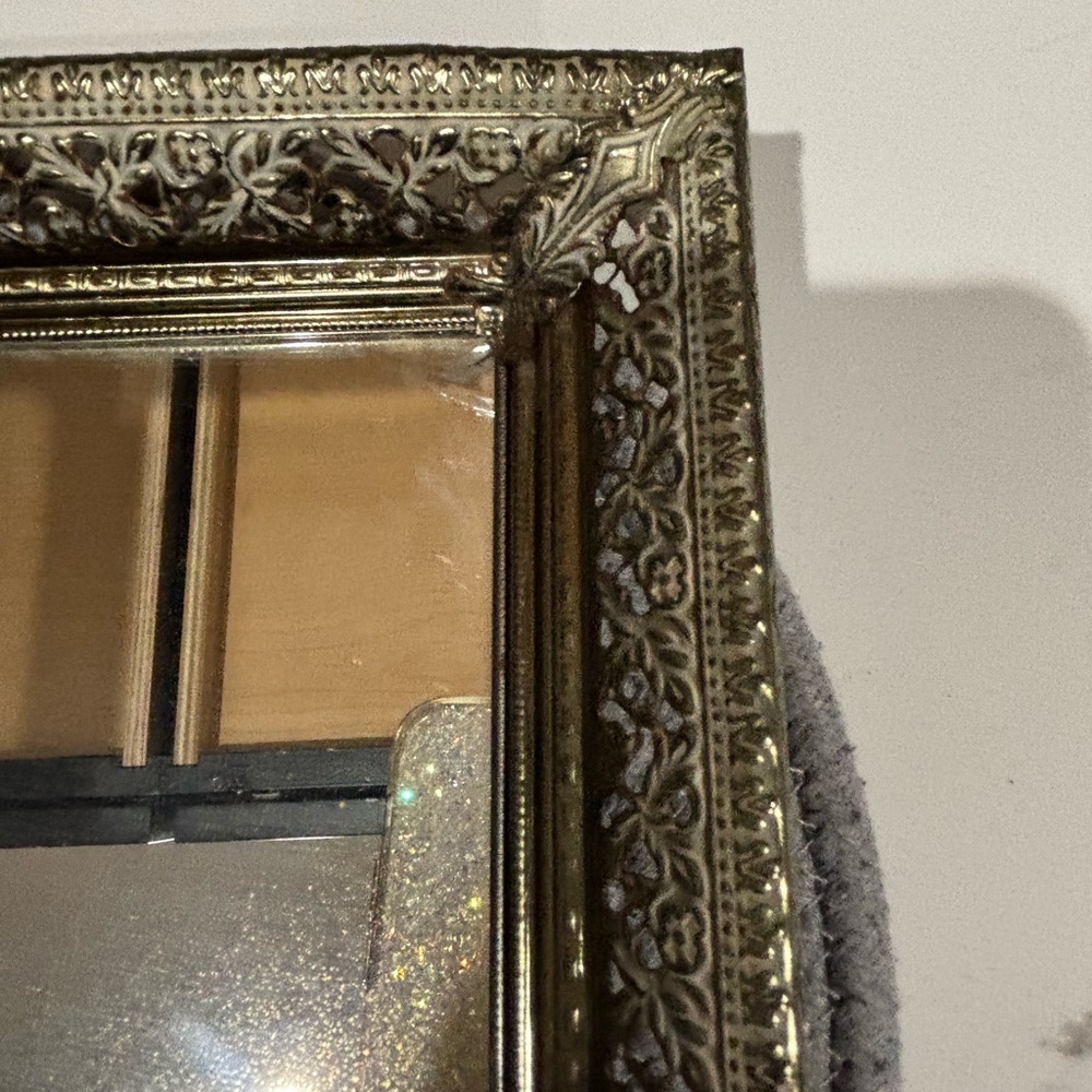 Elegant Rectangular Silver Mirror Vanitytray/Pict… - image 3